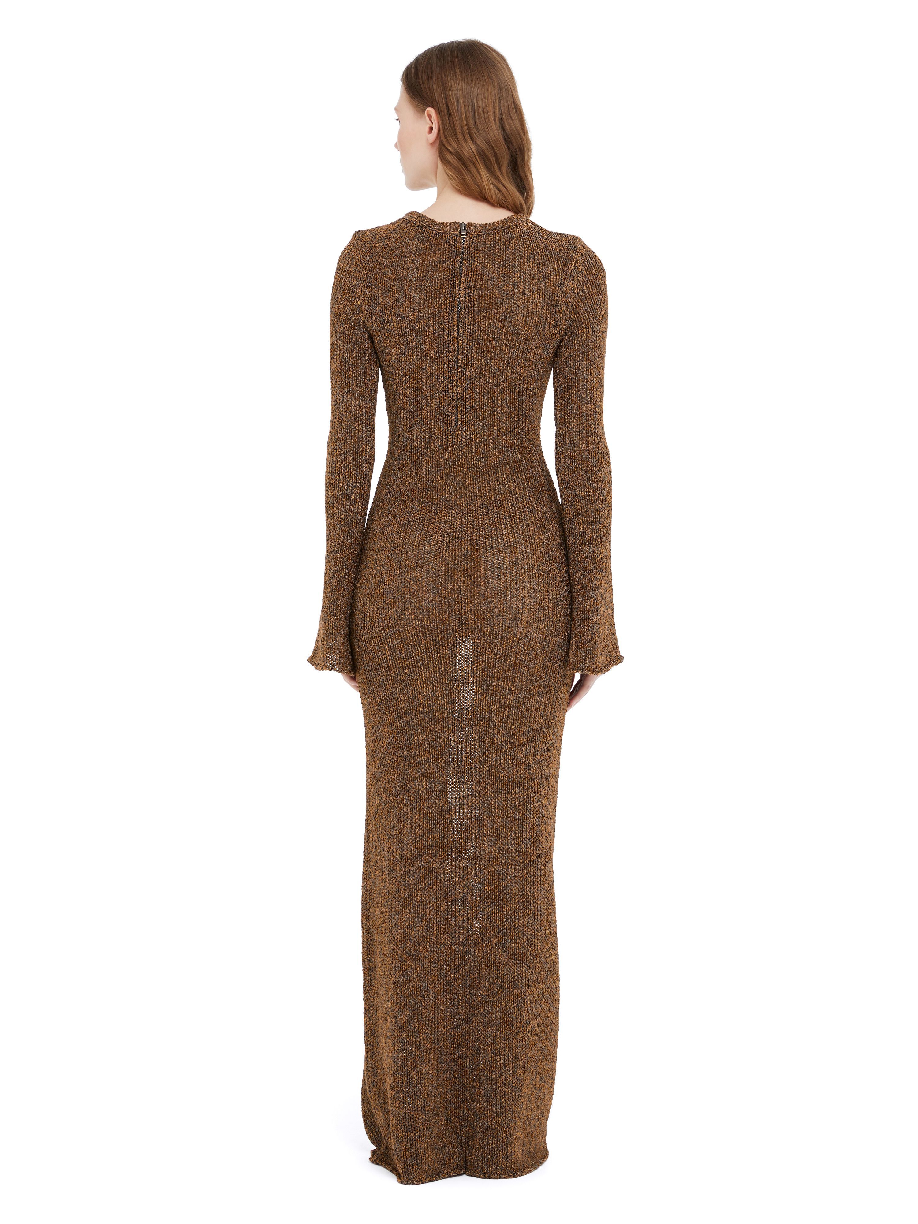 Alanui Shady Beach Dress Pecan LWHI05FR25KNI001