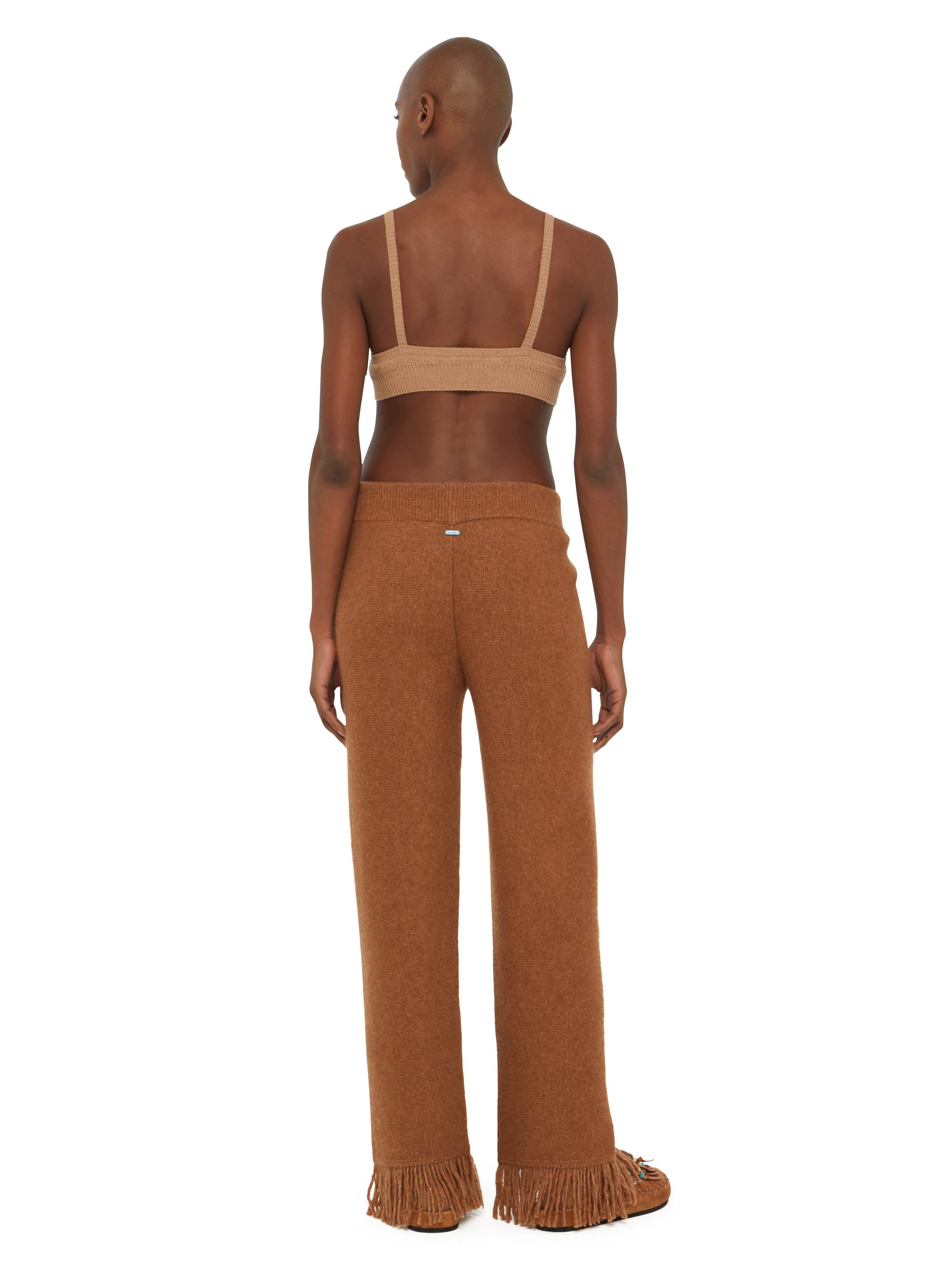 Alanui Alanui Finest Pants Luli Brown LWHG001E24KNI002
