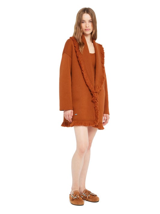 Alanui Alanui Finest Cardigan Red Earth LWHB064R26KNI008