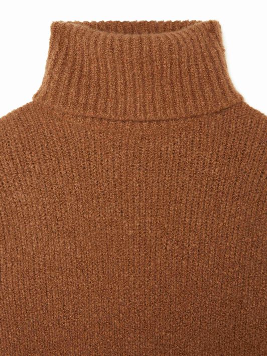 Alanui Alanui Finest Turtleneck Luli Brown LWHF008E24KNI001