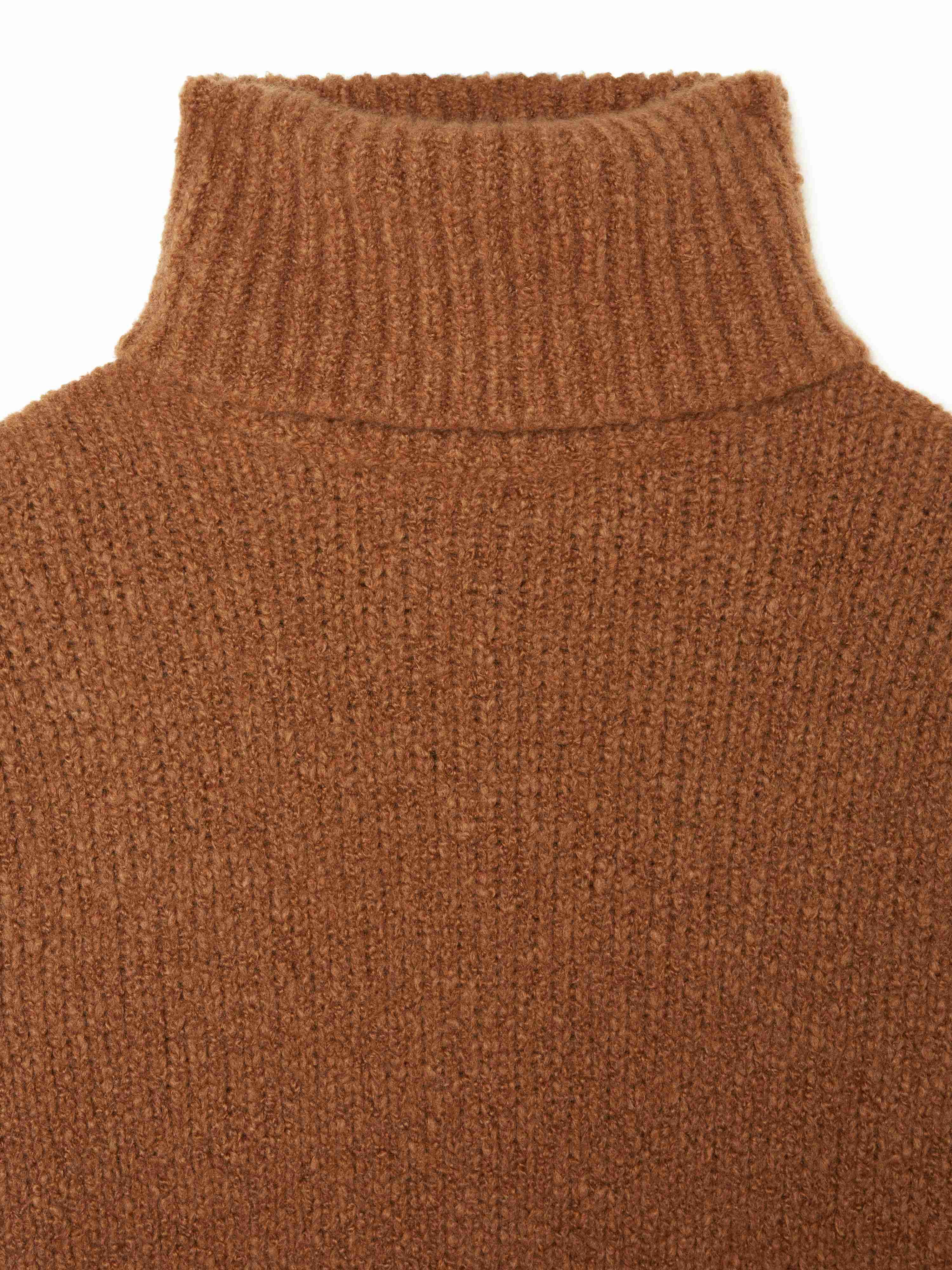 Alanui Alanui Finest Turtleneck Luli Brown LWHF008E24KNI001