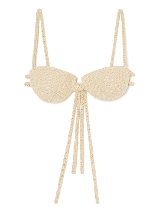Alanui The Sound Of The Sea Bra Sea Shell LWHR008R26KNI001