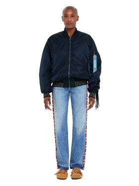 Alanui Alanui X Alpha Industries Bomber Replica Blue