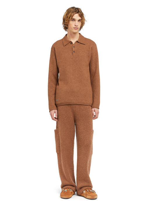 Alanui Alanui Finest Polo Luli Brown LMHV003E25KNI001