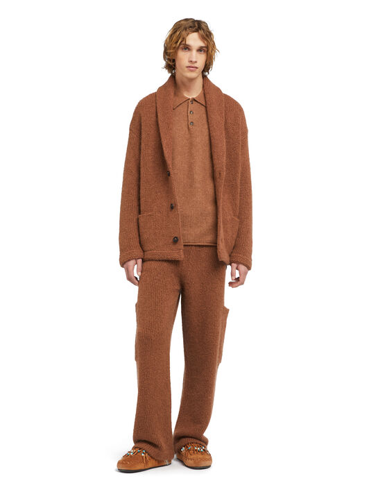 Alanui Alanui Finest Cardigan Luli Brown LMHB037E25KNI001