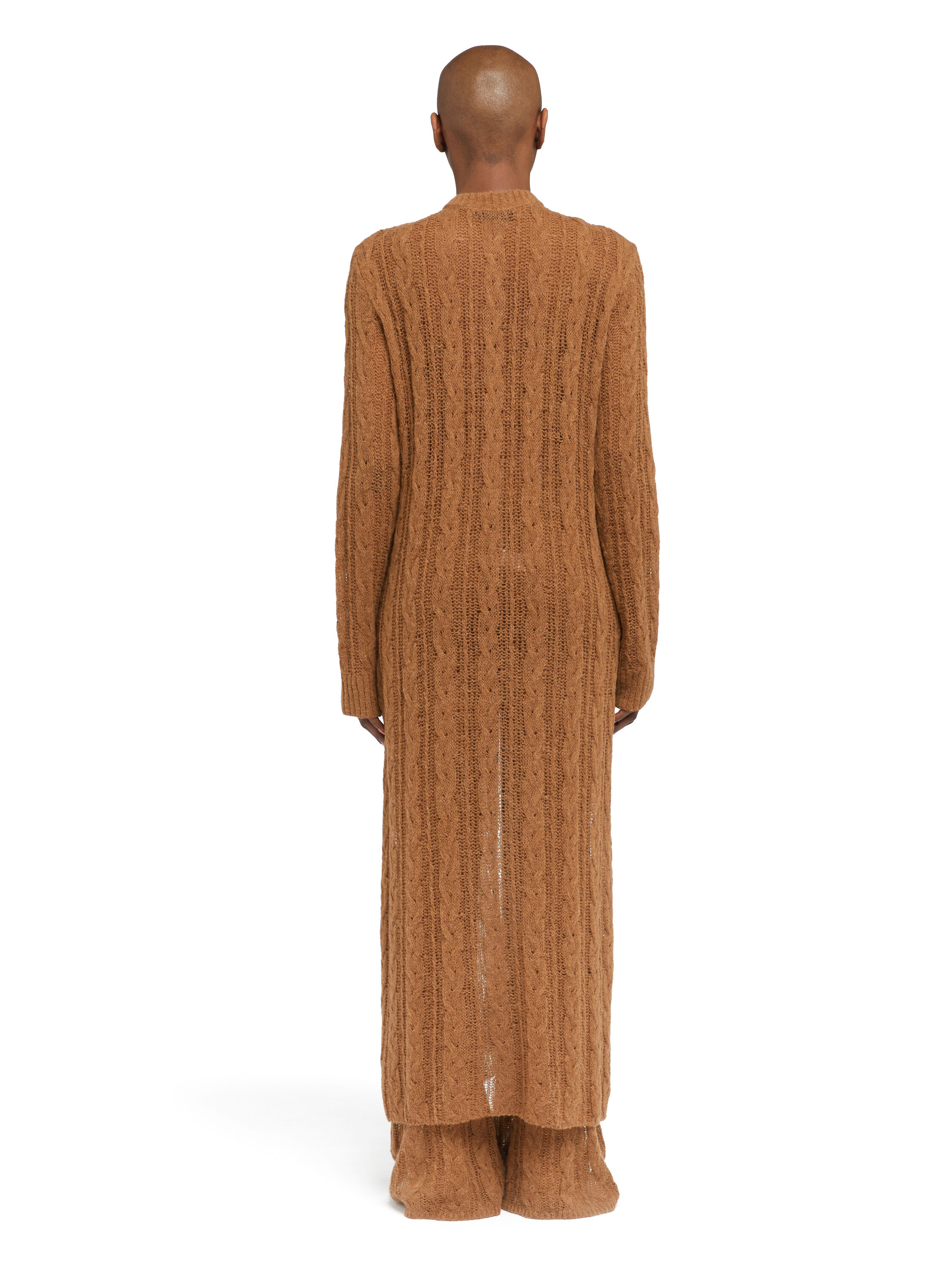 Alanui Desert Drift Cardigan Camel LWHB085E25KNI001
