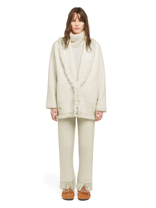 Alanui Alanui Finest Cardigan White LWHB064E25KNI00E