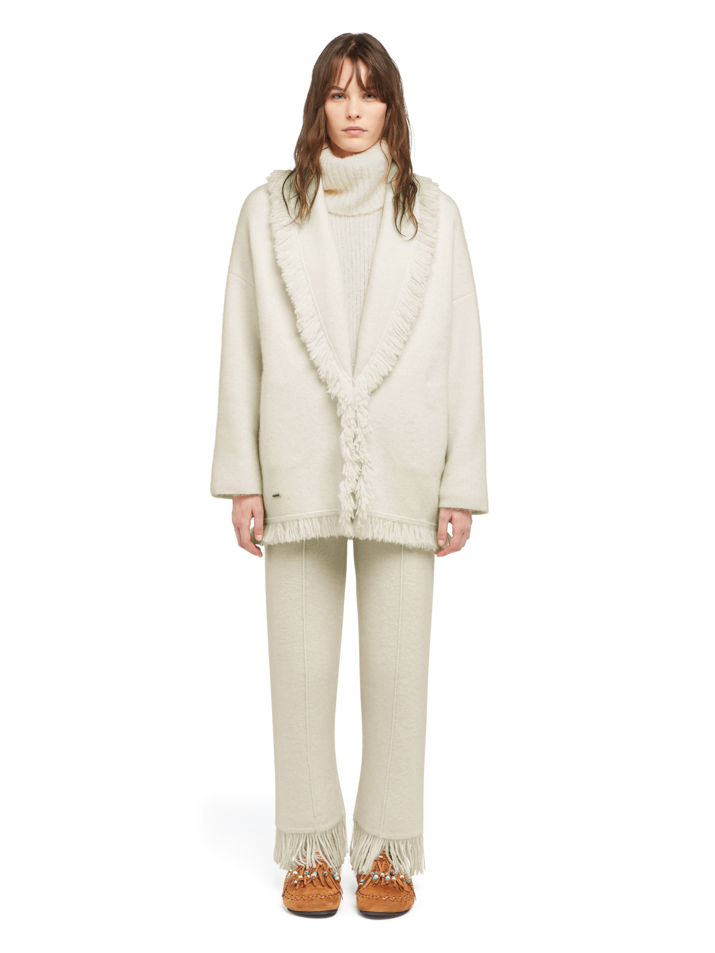 Alanui Alanui Finest Cardigan White LWHB064E25KNI00E