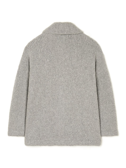 Alanui Alanui Finest Cardigan Coco Grey LMHB037E25KNI001 Alanui Alanui Finest Cardigan Coco Grey LMHB037E25KNI001