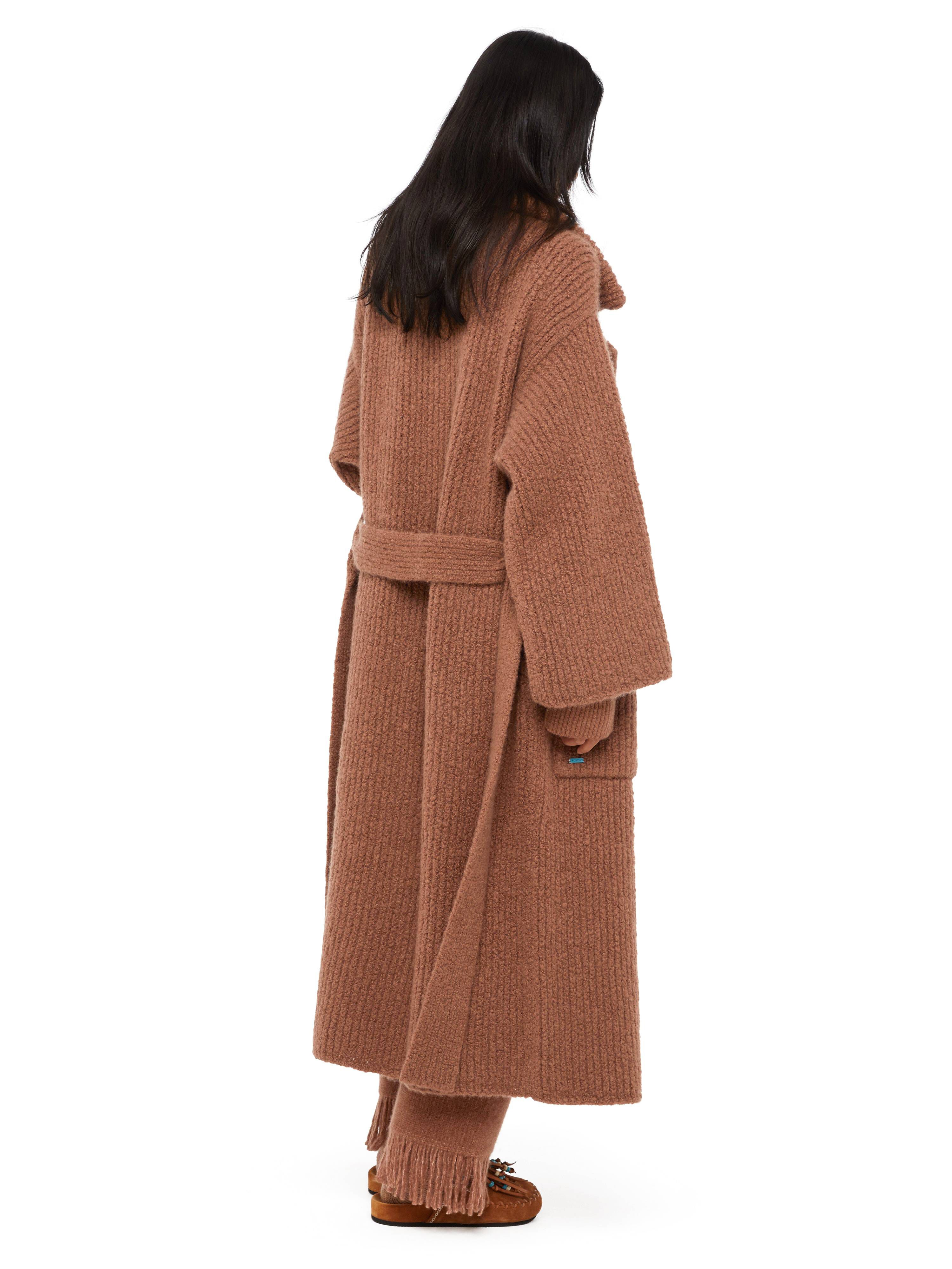 Alanui Alanui Finest Coat Luli Brown LWHQ013E24KNI001
