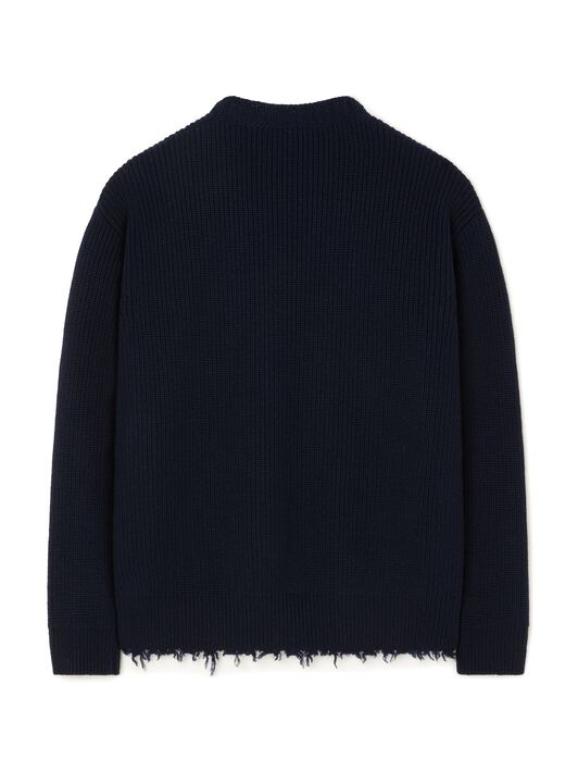Alanui Alanui Finest Sweater Deep Blue LMHE033R25KNI002