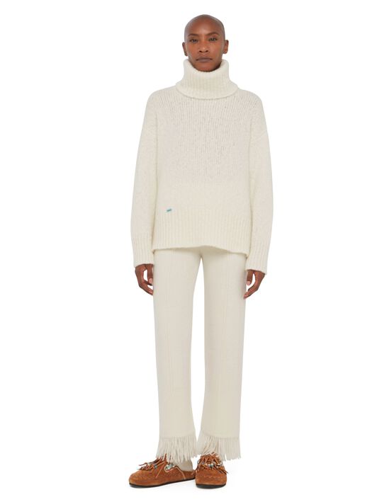 Alanui Alanui Finest Turtleneck White LWHF008E24KNI001