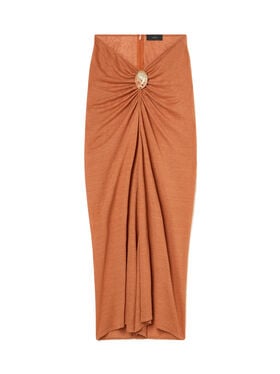 Alanui Mermaid Inside Skirt Red Earth