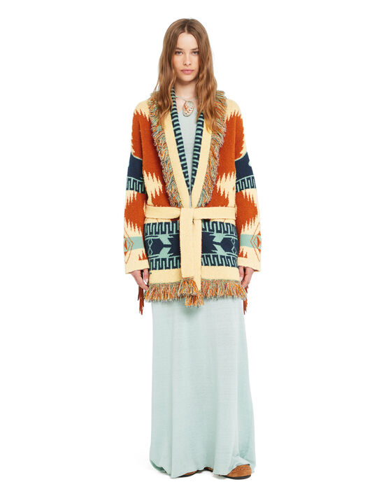 Alanui Golden Dusk Cardigan Sunrise-Sunlight LWHB064R26KNI005