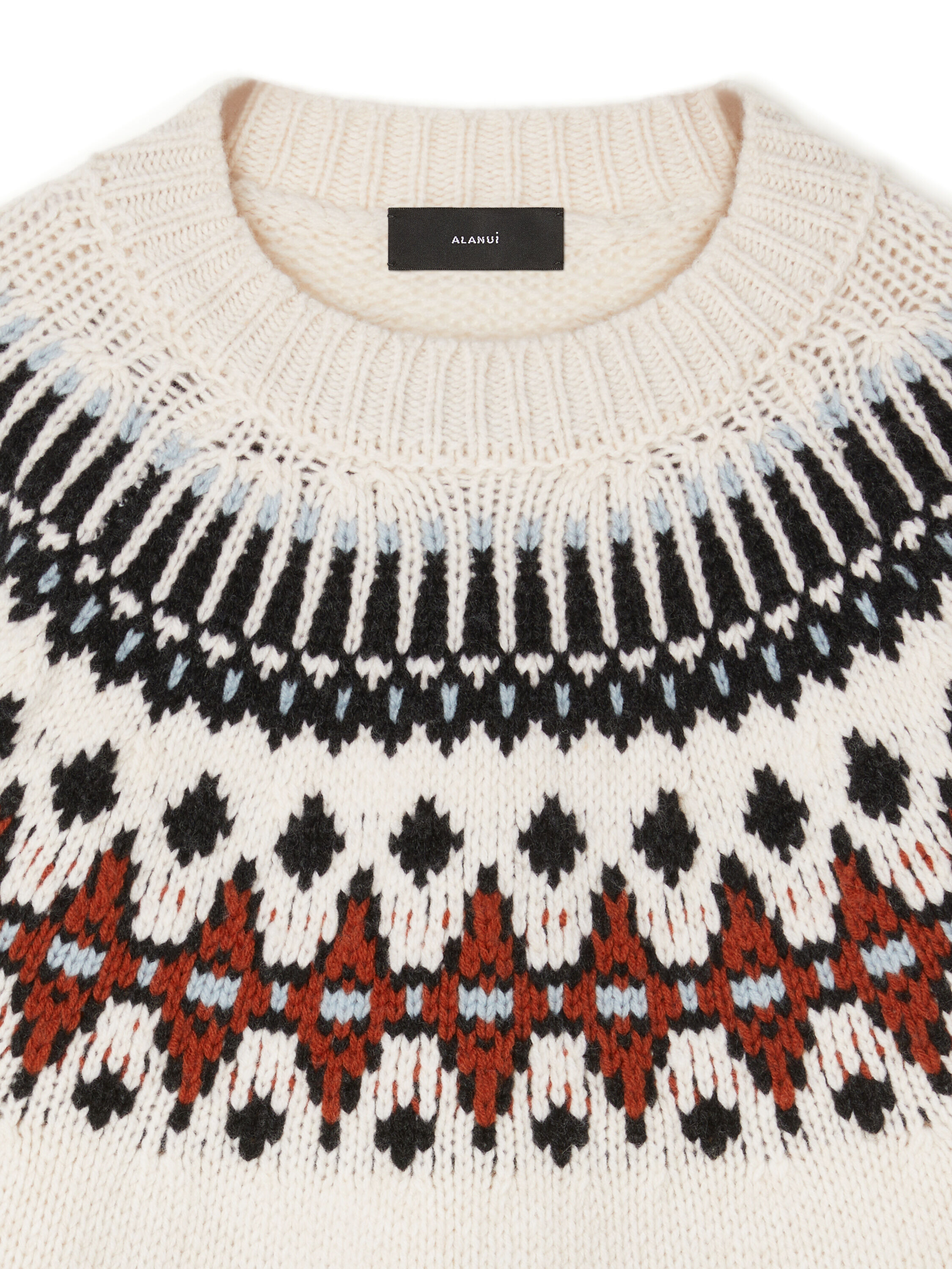 Alanui Sweet Winter Sweater Brick-Multicolor LWHE061E25KNI001