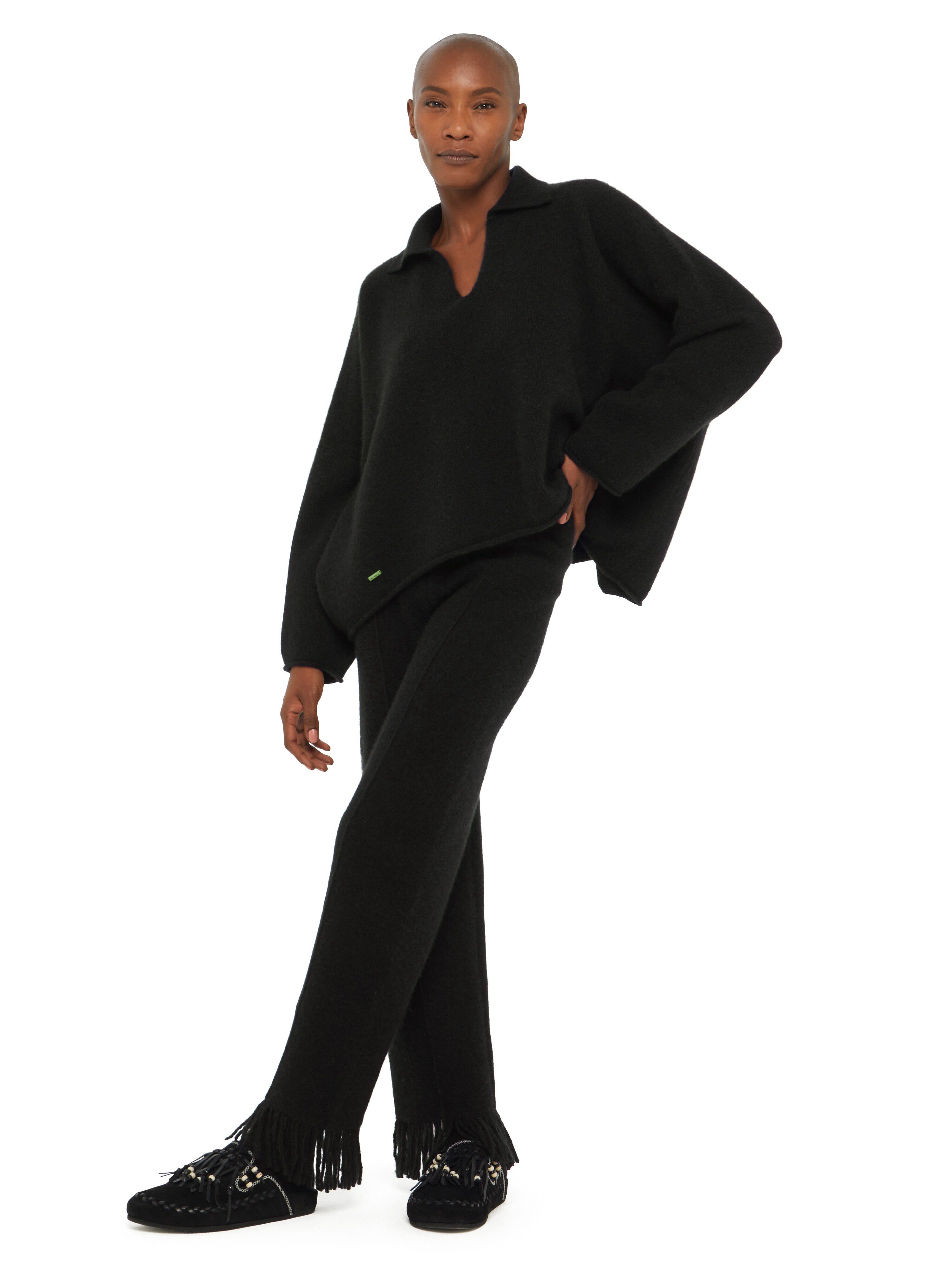 Alanui Alanui Finest Polo Black LWHV002E24KNI001