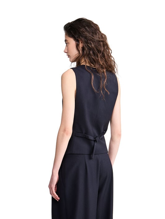 Alanui Giorgio Armani for Alanui Waistcoat Blue Navy