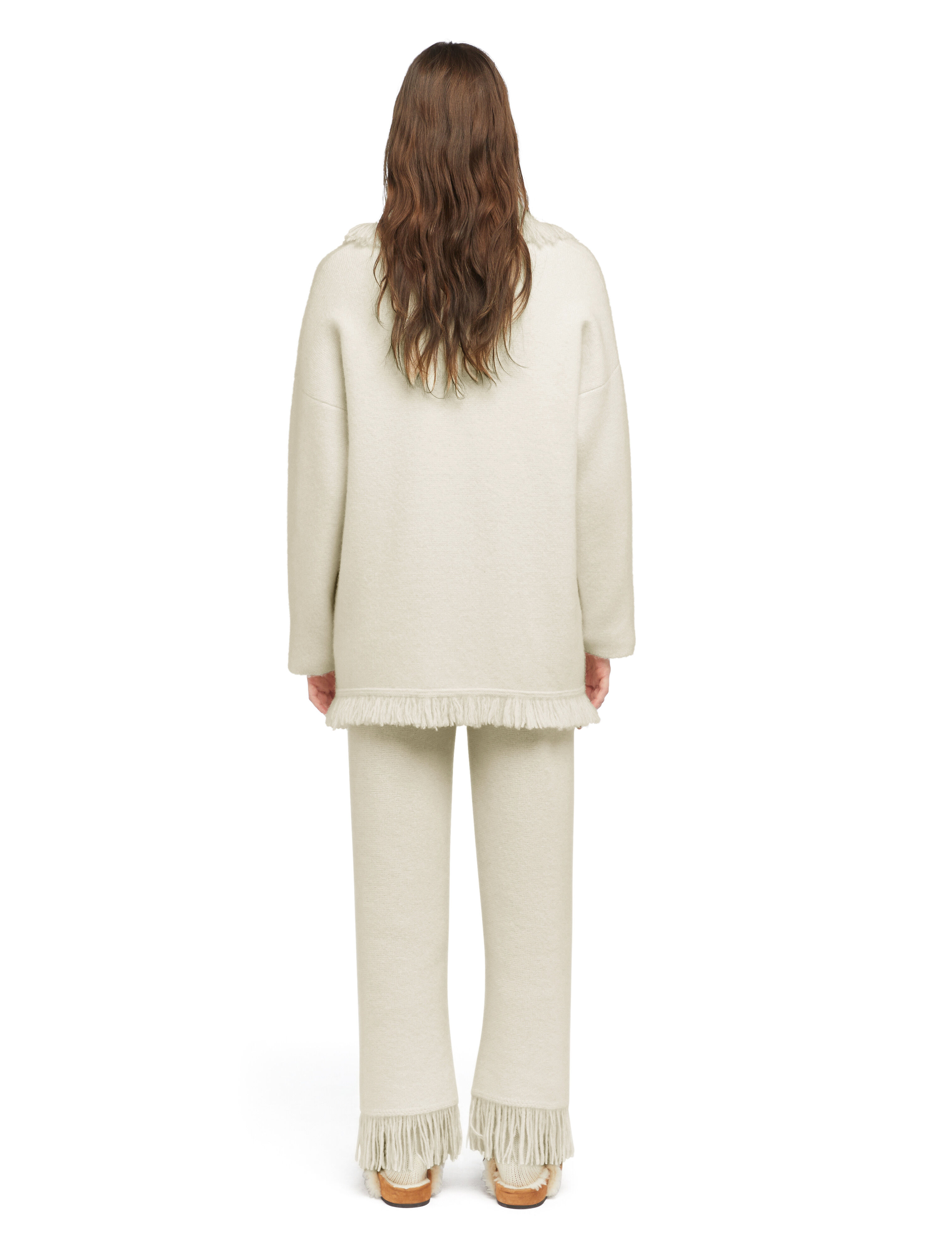 Alanui Alanui Finest Cardigan White LWHB064E25KNI00E