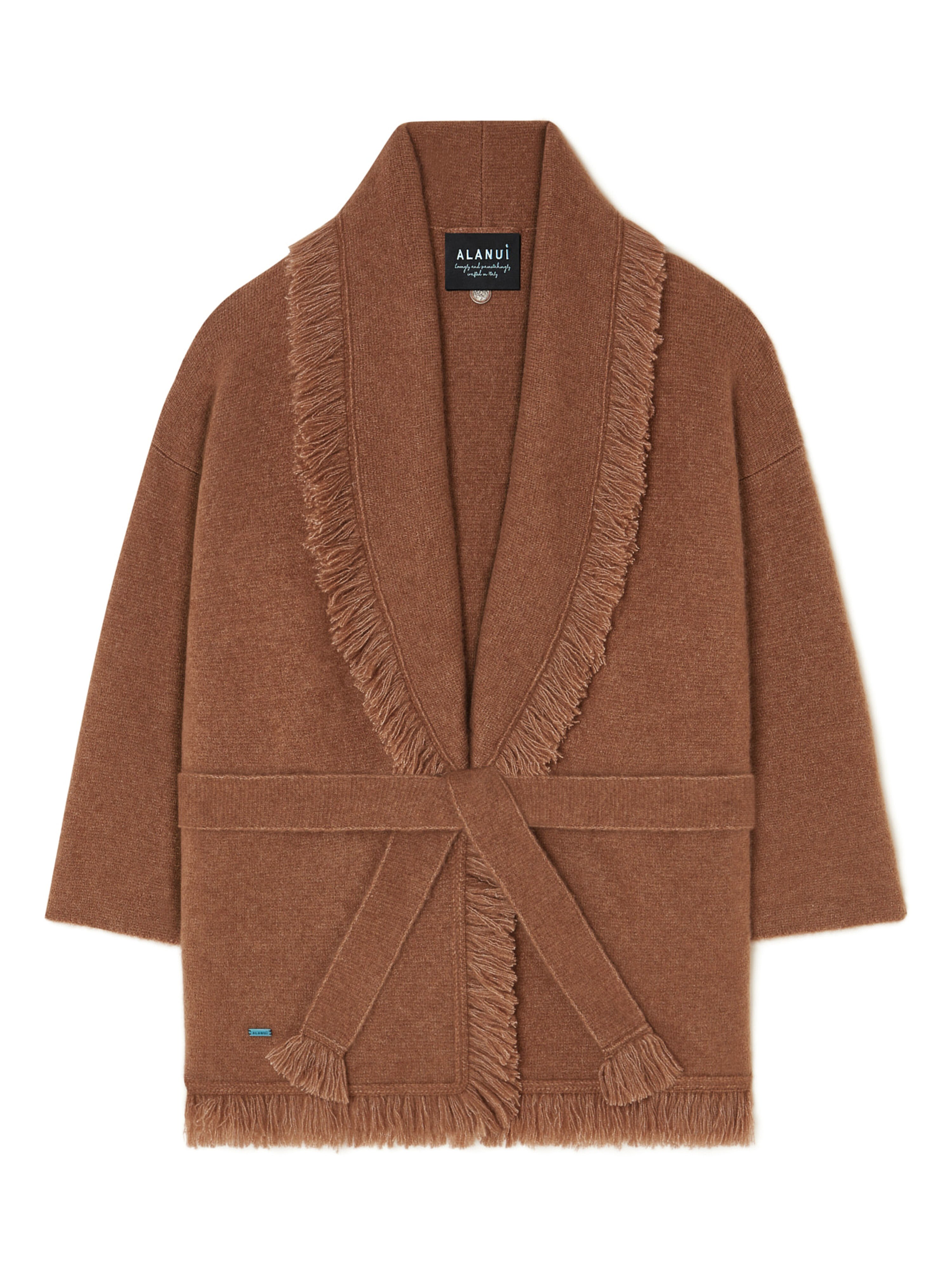 Alanui Alanui Finest Cardigan Luli Brown LWHB064E25KNI00E
