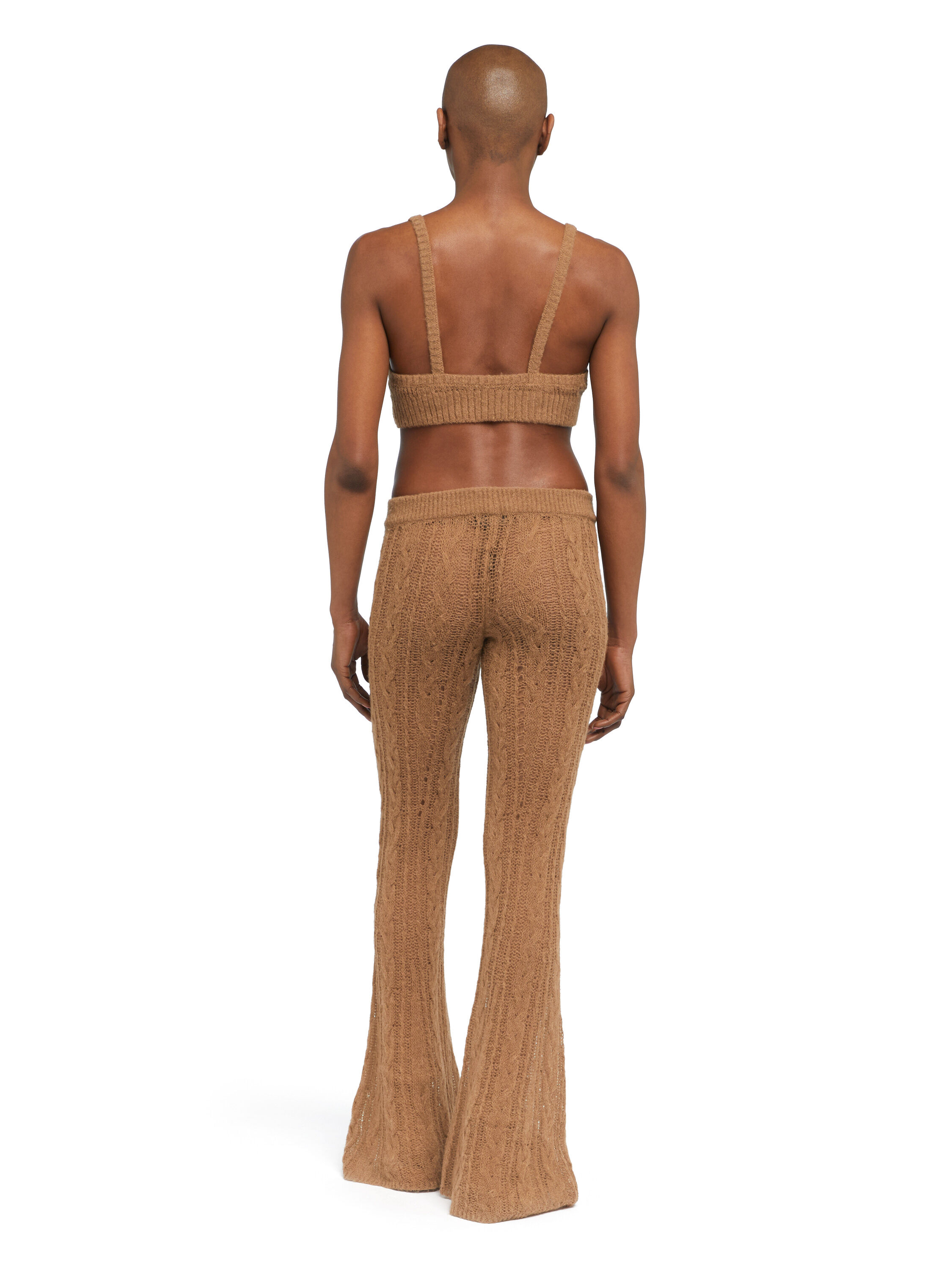 Alanui Desert Drift Bra Camel LWHR005E25KNI001
