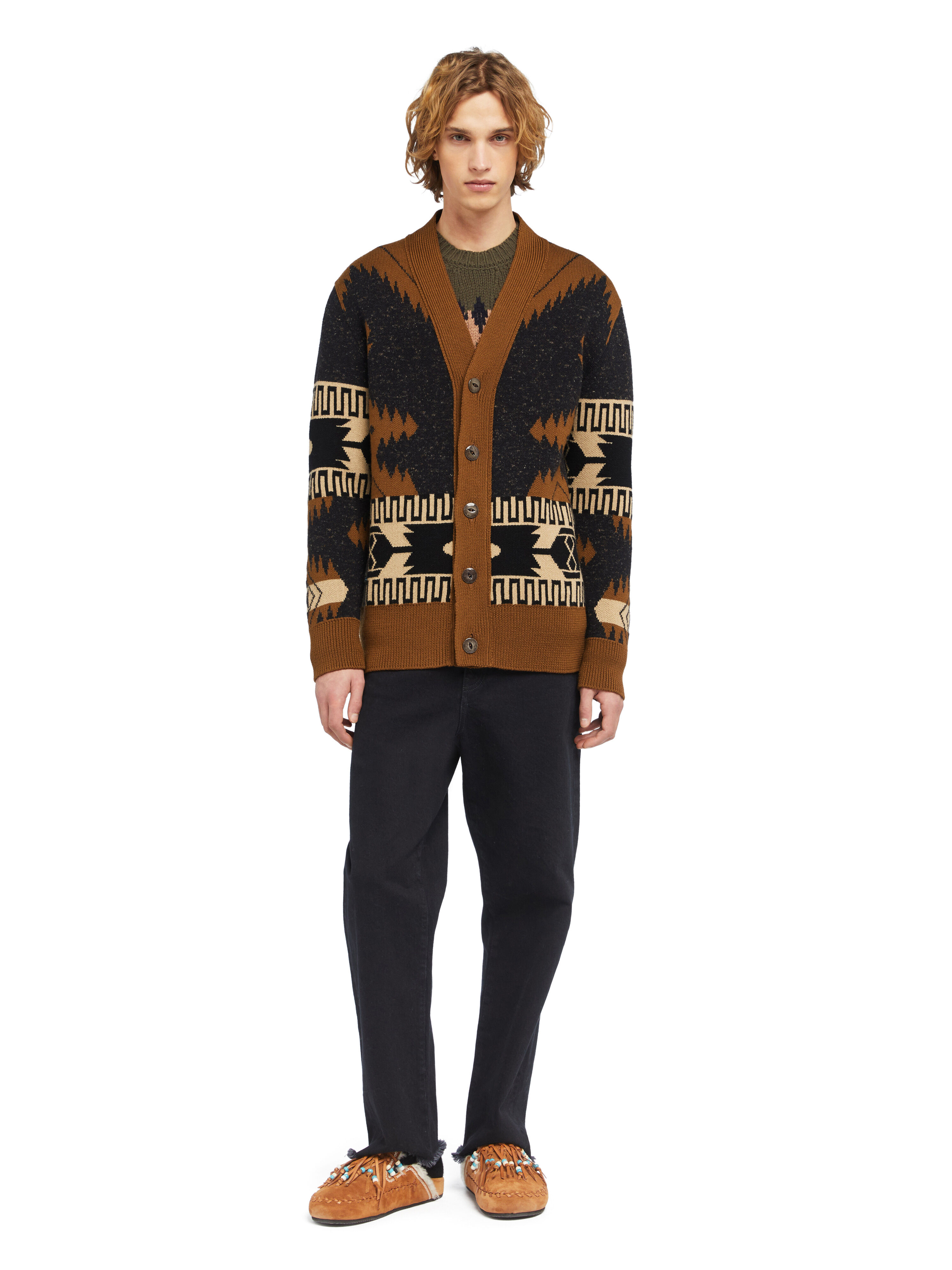 Alanui Dreamscape Icon Cardigan Black-Dakar LMHB035E25KNI001