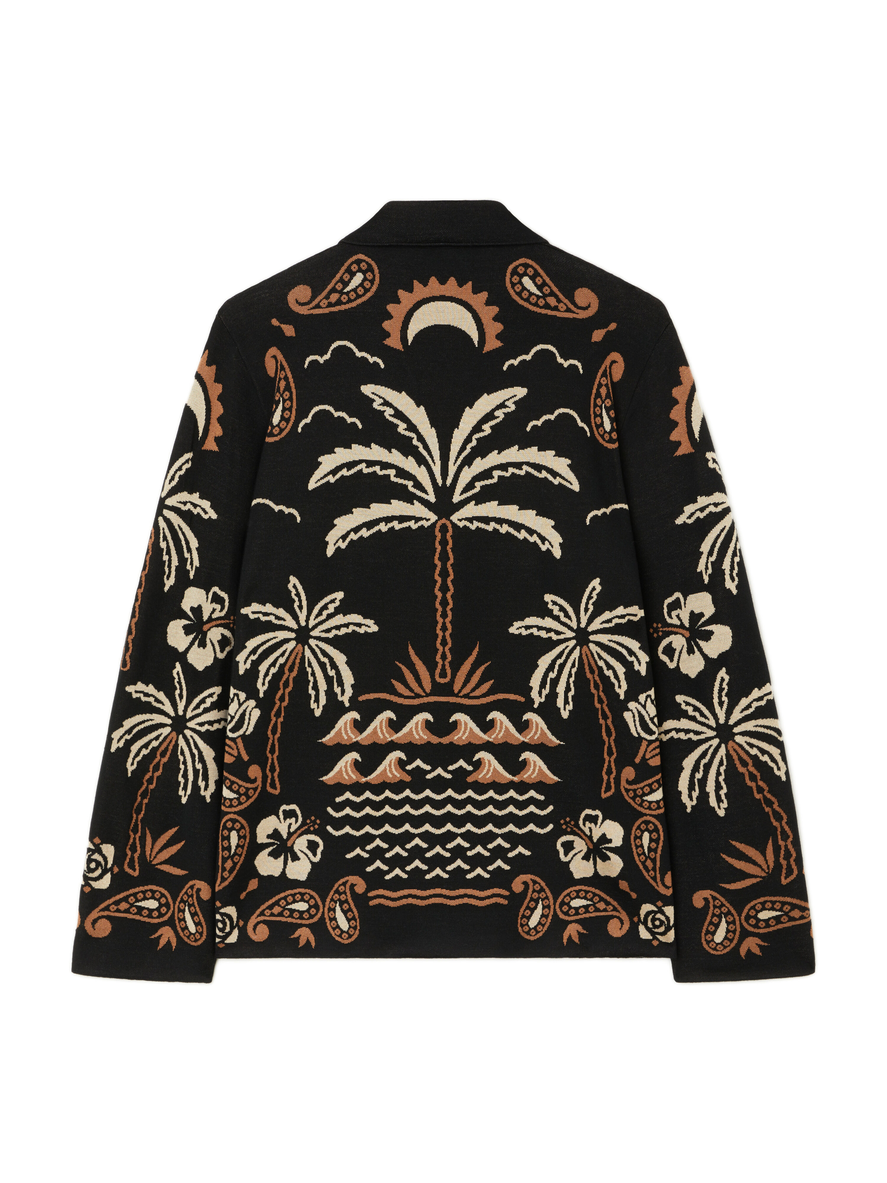 Alanui Glimpse Of Eden Shirt Black-Dakar LWHY001E25KNI002