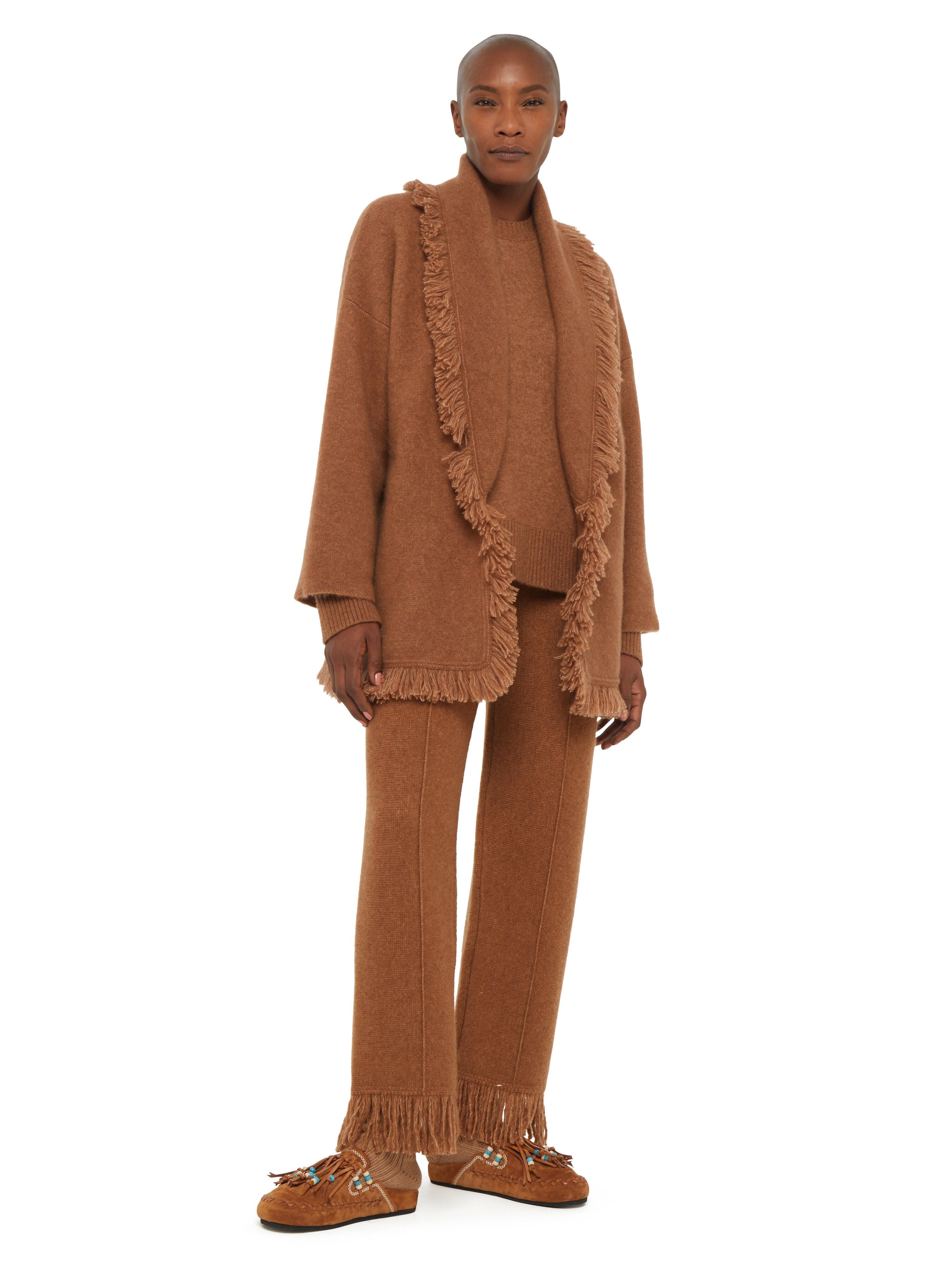 Alanui Alanui Finest Pants Luli Brown LWHG001E24KNI002
