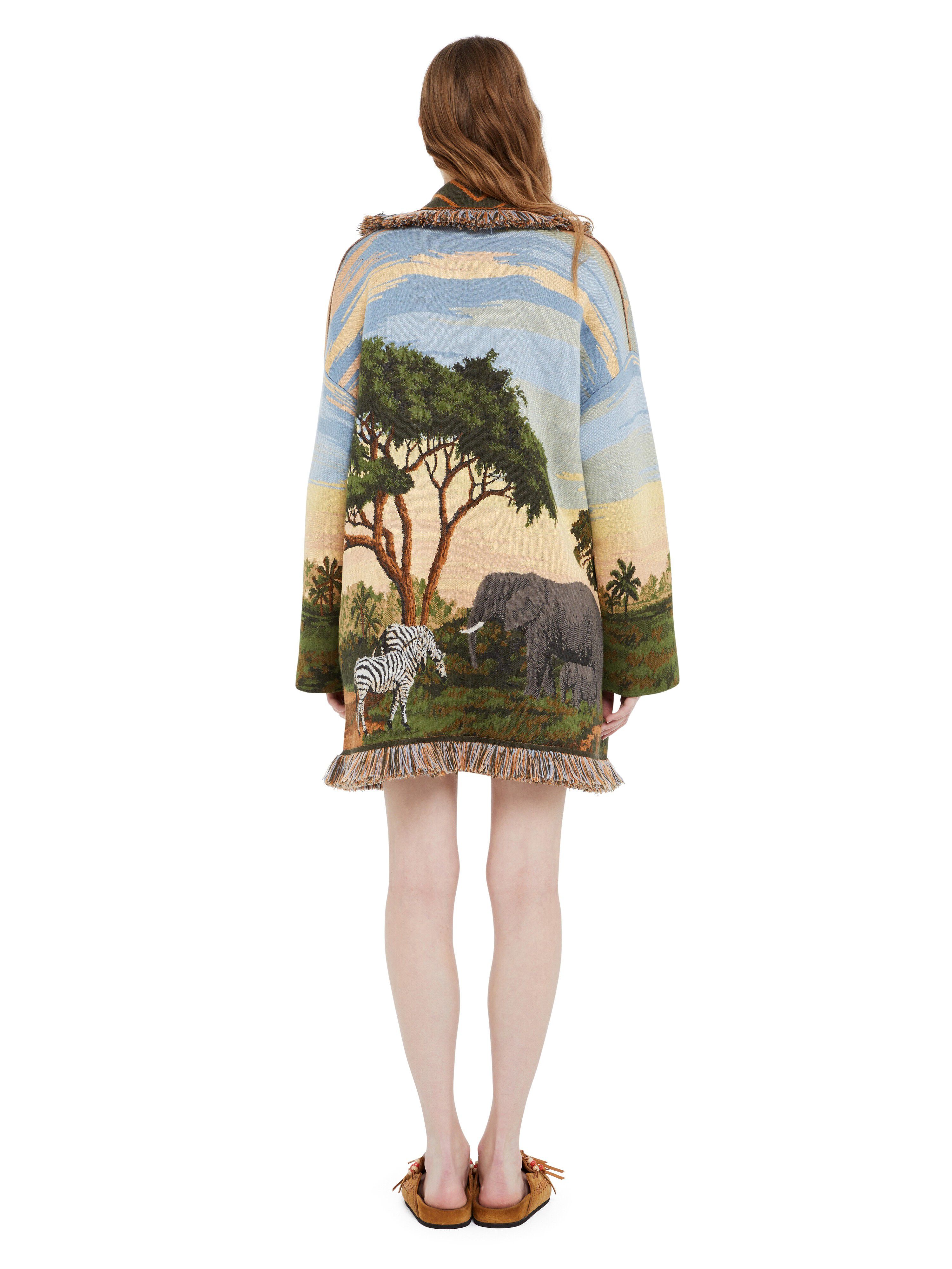 Alanui Savannah Sunrise Cardigan Multicolor LWHB064R25KNI00C