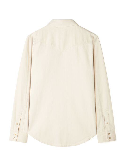 Alanui Raw Denim Shirt White Raw Denim LMYD007R25DEN005