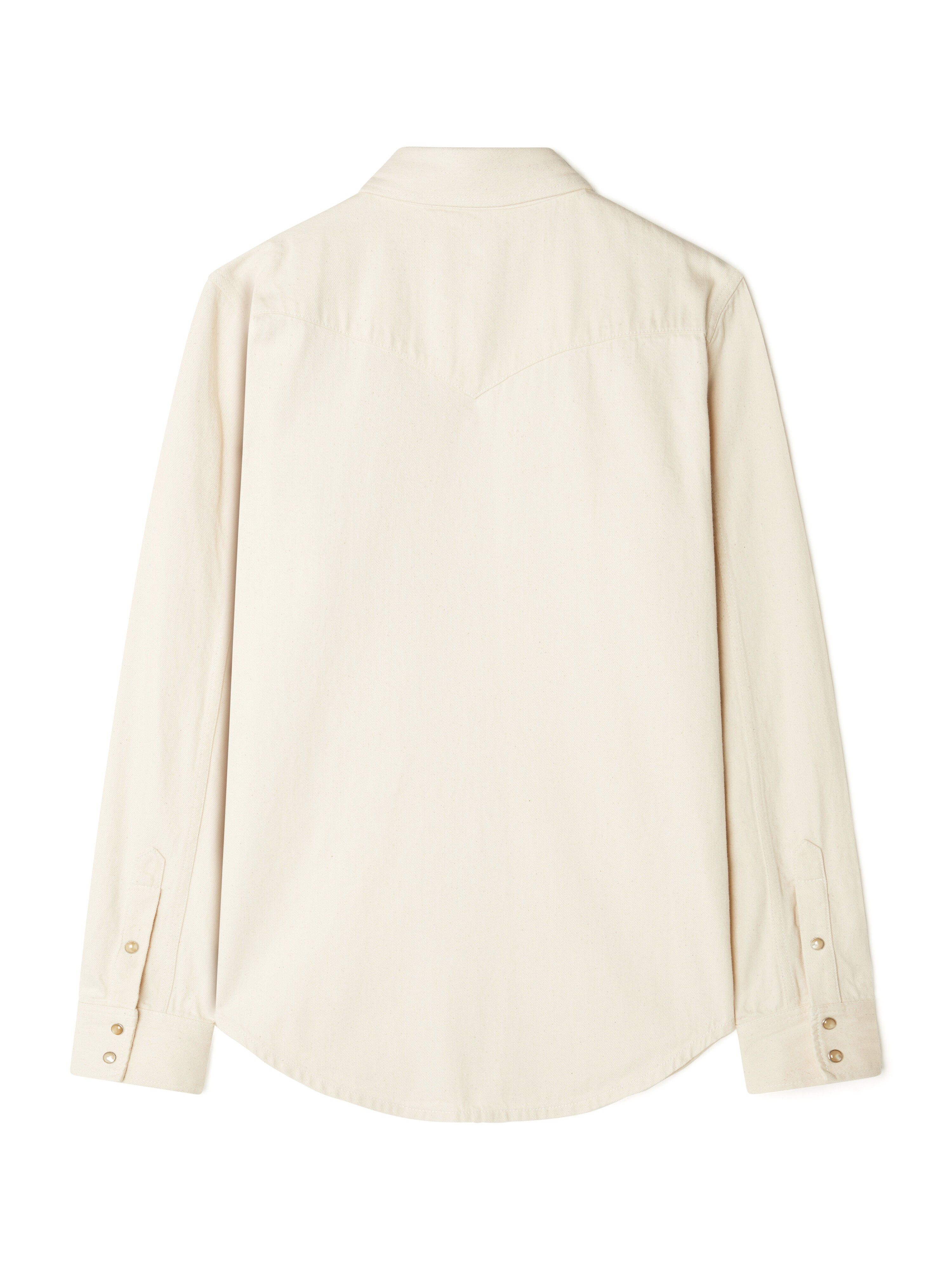 Alanui Raw Denim Shirt White Raw Denim LMYD007R25DEN005