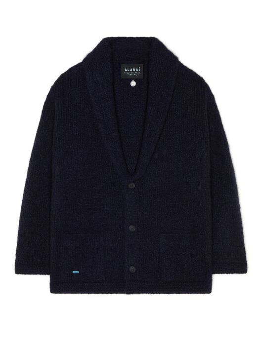 Alanui Alanui Finest Cardigan Midnight Blue LMHB037E24KNI001