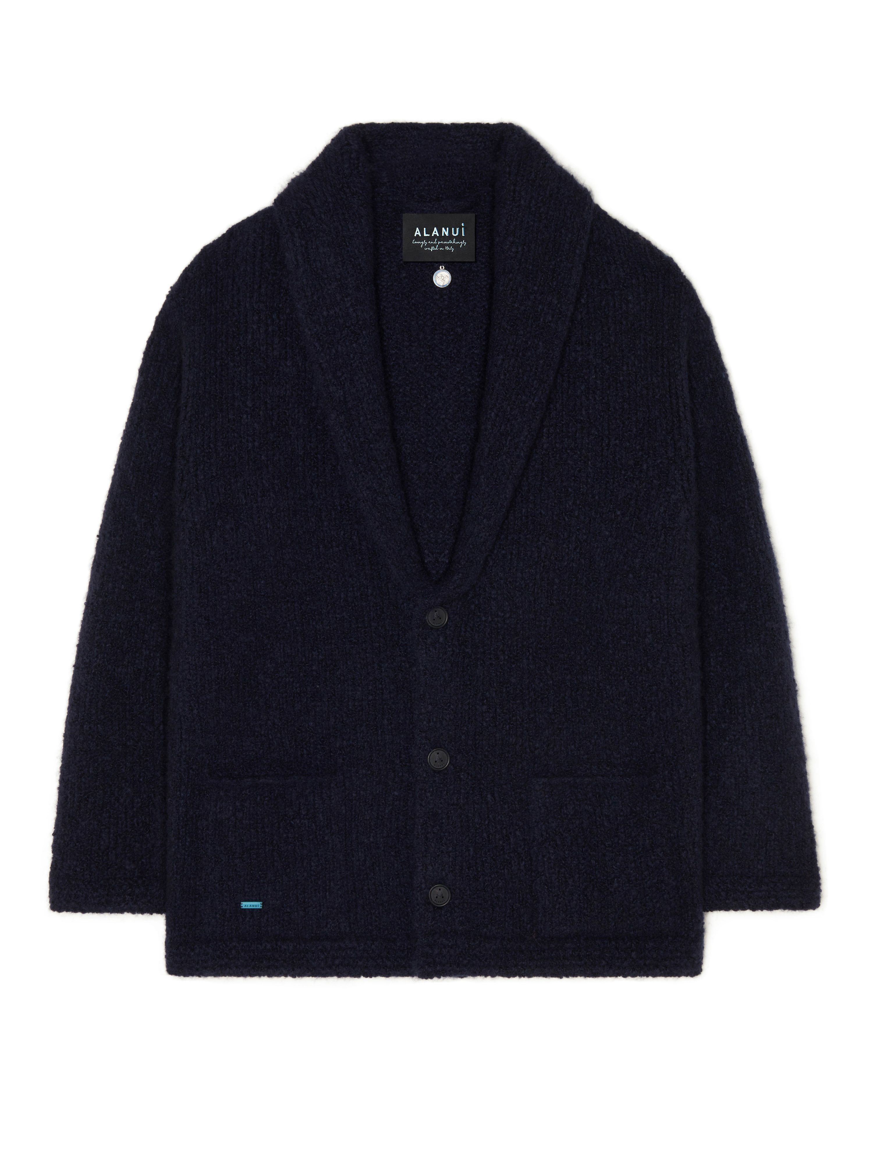 Alanui Alanui Finest Cardigan Midnight Blue LMHB037E24KNI001