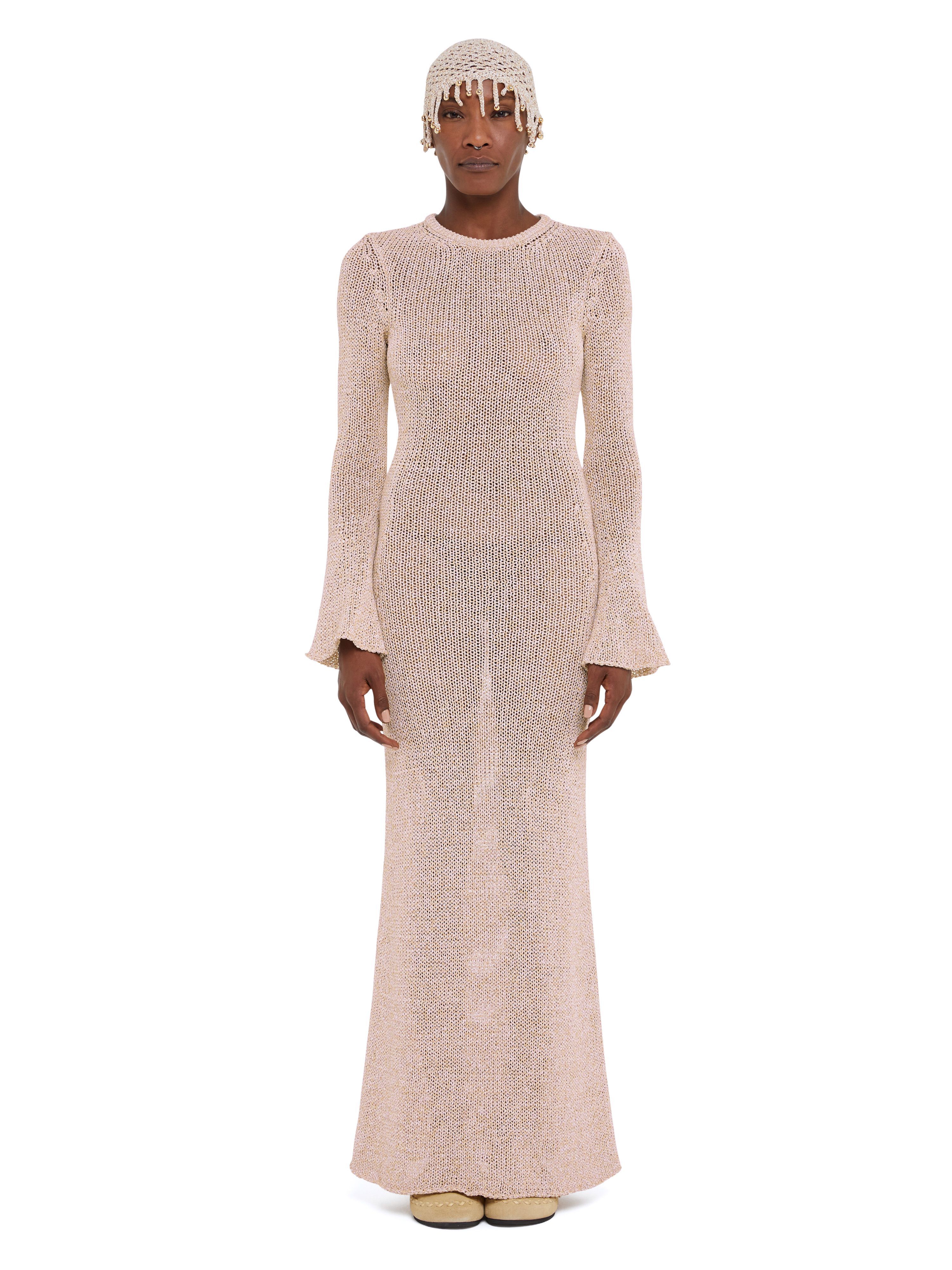Alanui Shady Beach Dress Almond LWHI05FR25KNI001