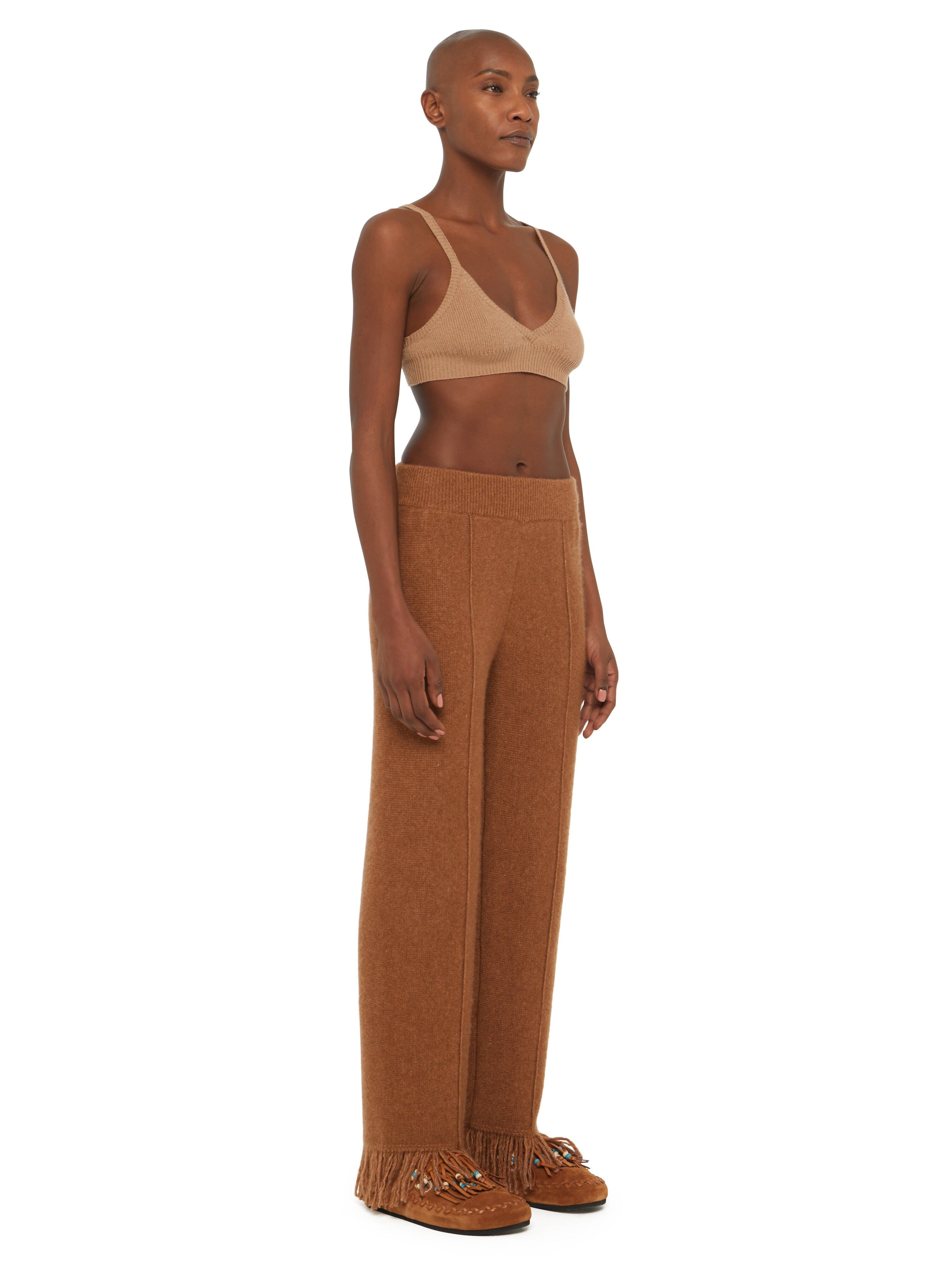 Alanui Alanui Finest Pants Luli Brown LWHG001E24KNI002