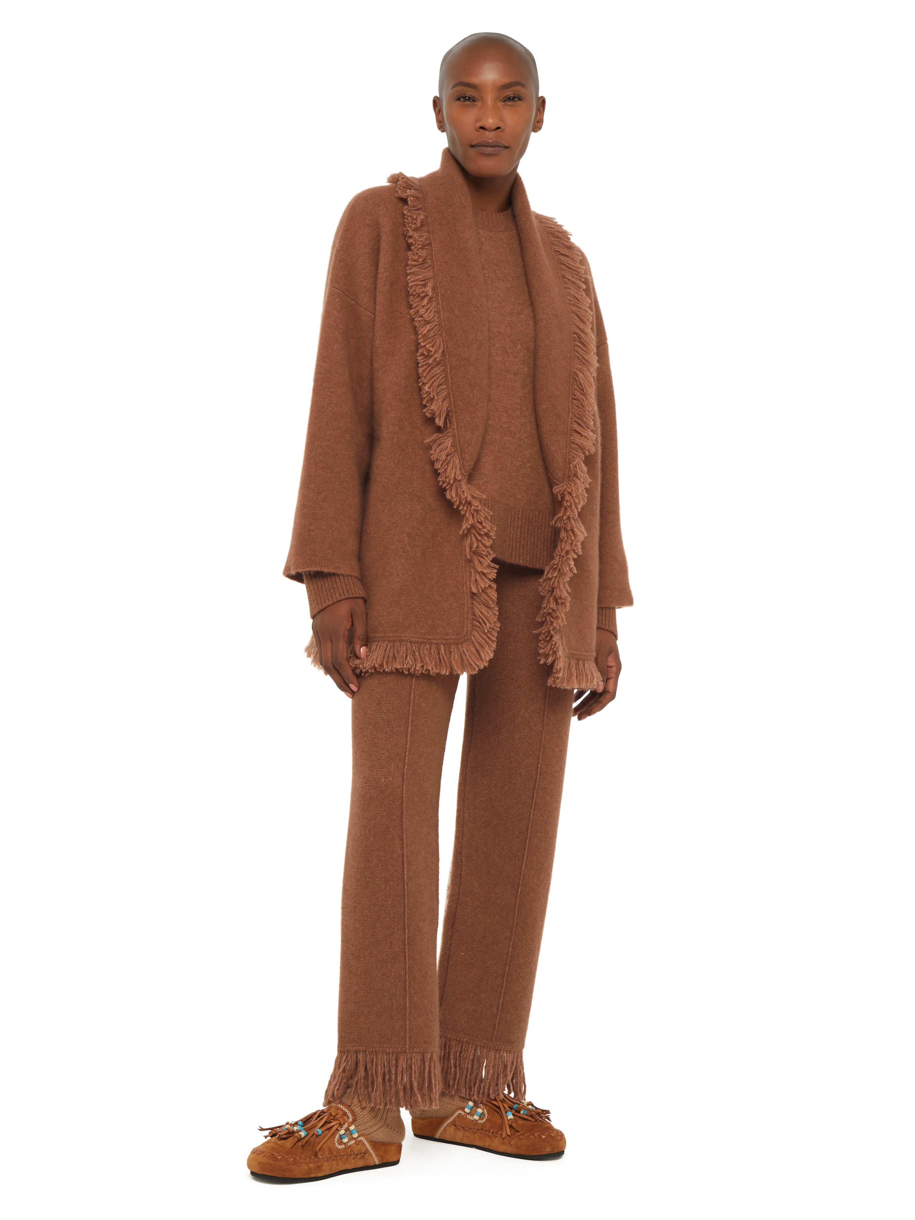 Alanui Alanui Finest Cardigan Luli Brown LWHB064E24KNI00G