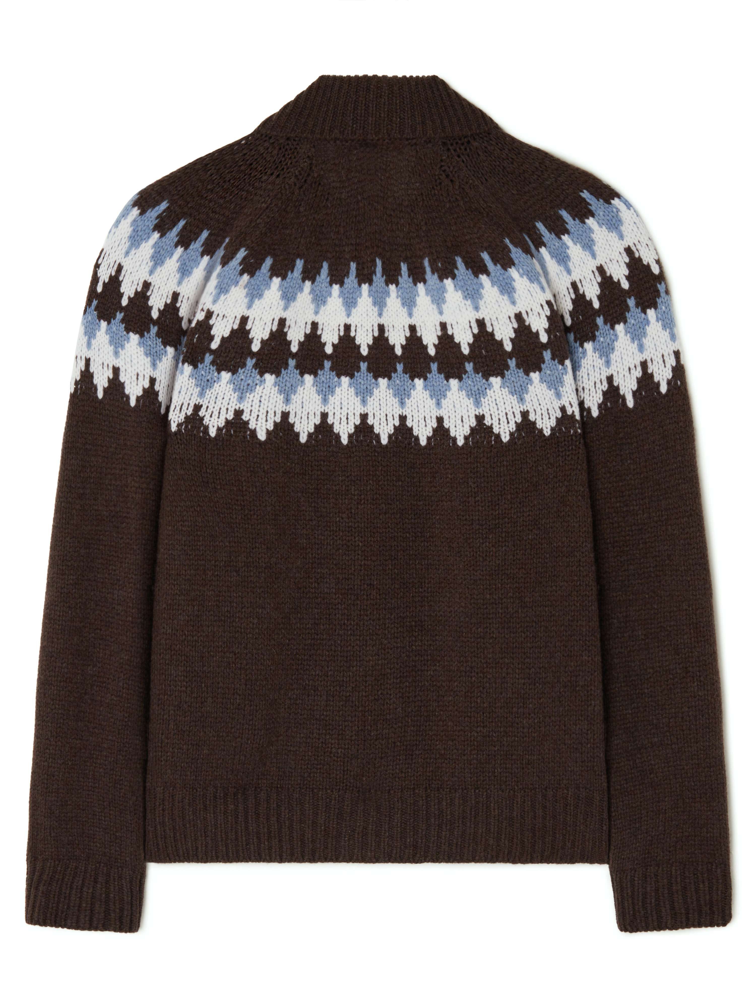 Alanui Sweet Winter Cardigan Caffee-Multicolor LMHQ005E24KNI001