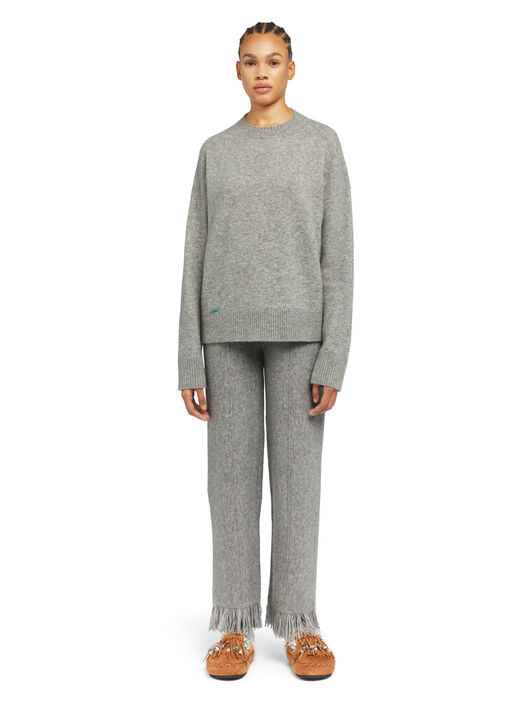 Alanui Alanui Finest Sweater Coco Grey LWHE067E25KNI001