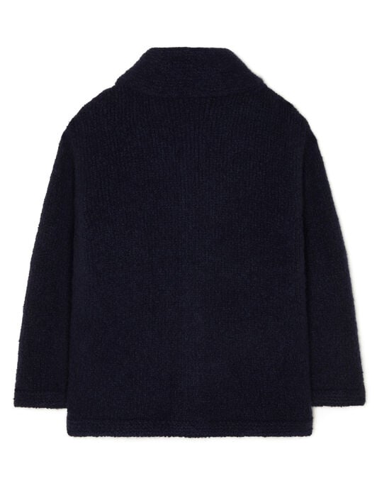 Alanui Alanui Finest Cardigan Midnight Blue LMHB037E25KNI001