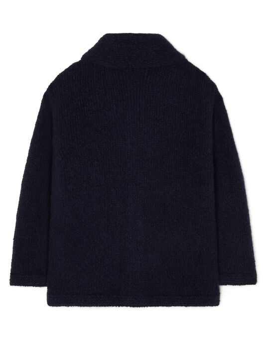 Alanui Alanui Finest Cardigan Midnight Blue LMHB037E25KNI001 Alanui Alanui Finest Cardigan Midnight Blue LMHB037E25KNI001