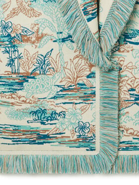 Alanui Lost In The Blue Cardigan Sea Shell-Multicolor