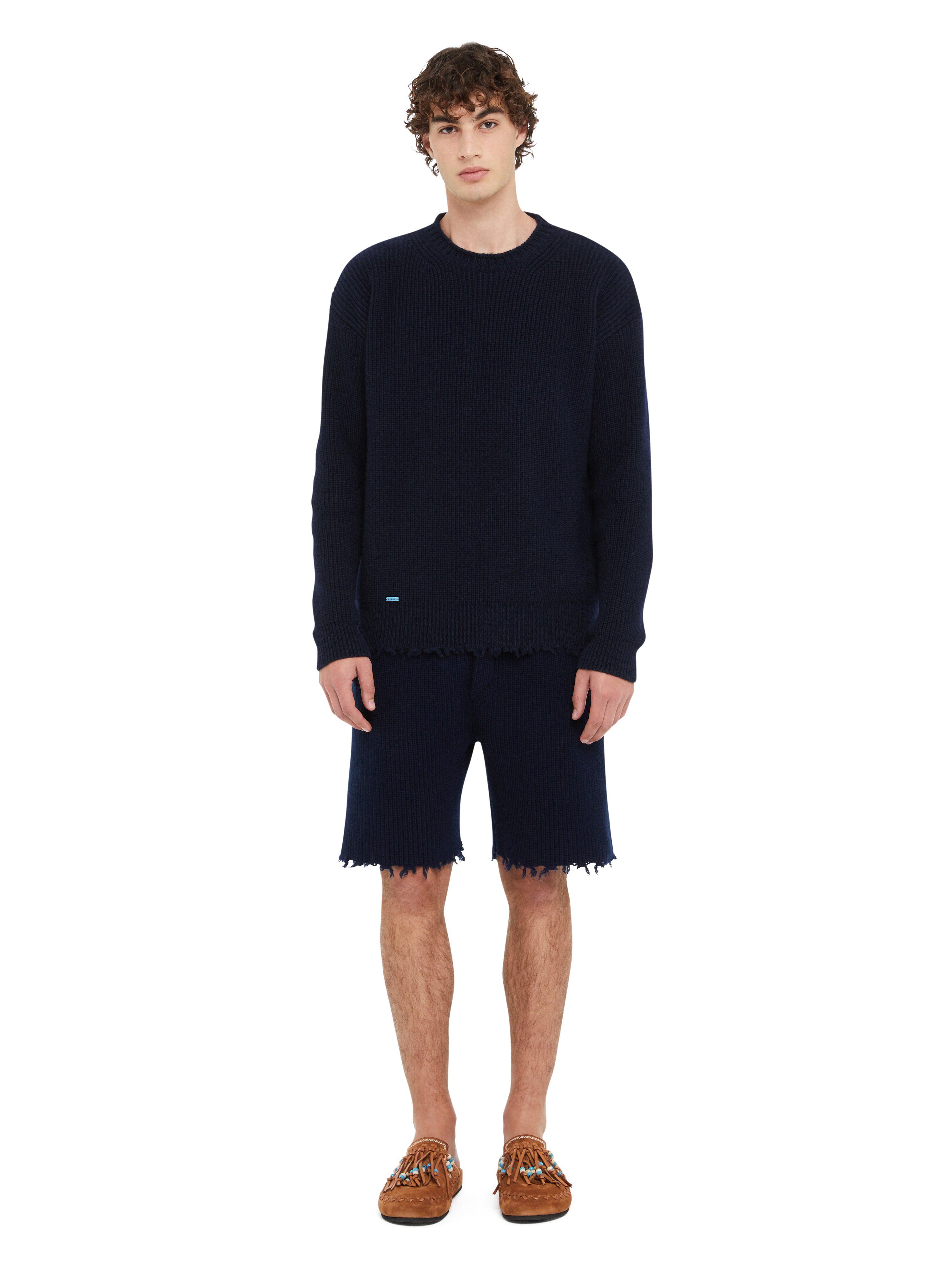 Alanui Alanui Finest Sweater Deep Blue LMHE033R25KNI002
