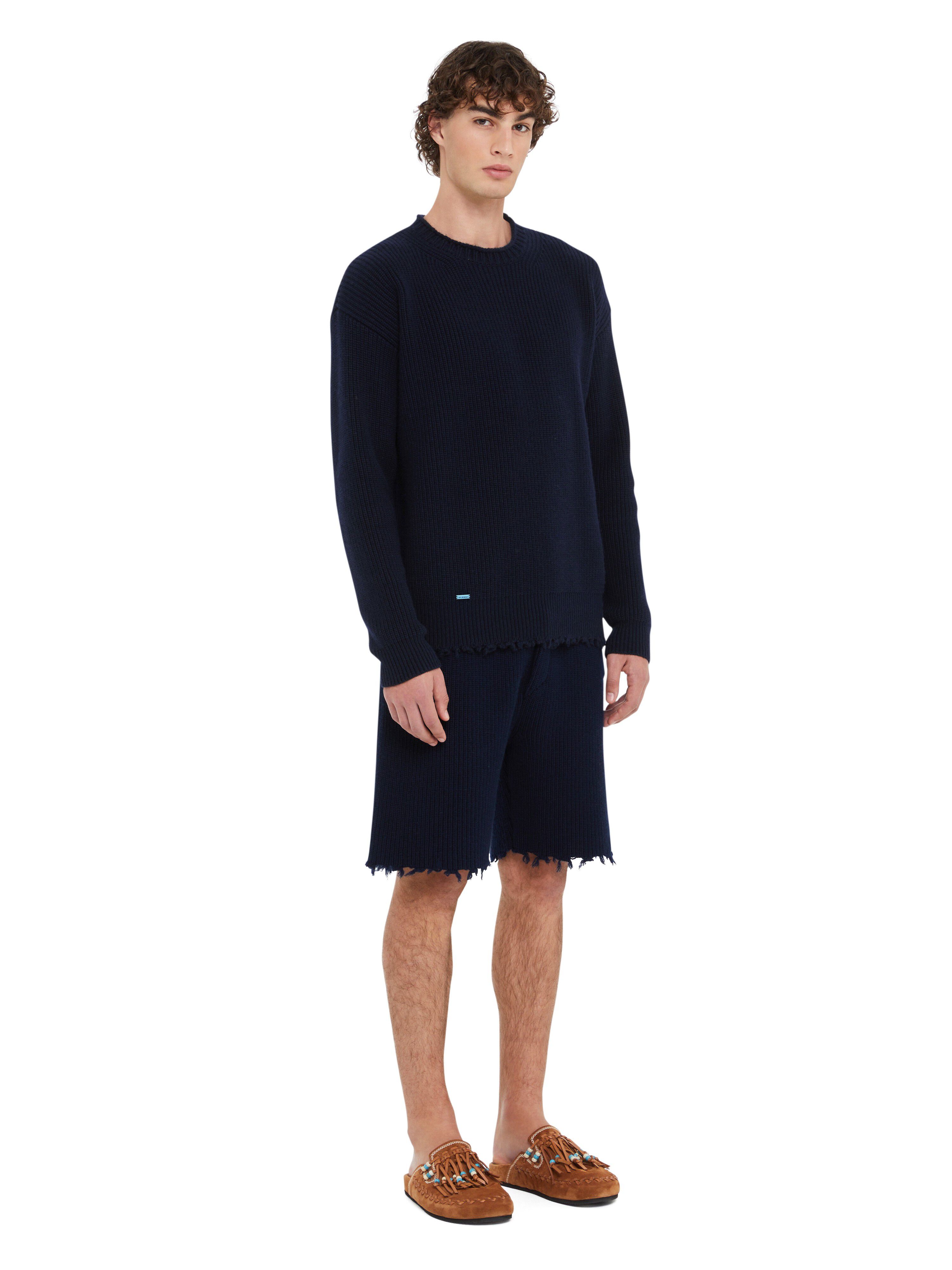 Alanui Alanui Finest Sweater Deep Blue LMHE033R25KNI002