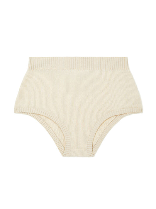 Alanui Cashmere Culotte White LWHM020E25KNI001
