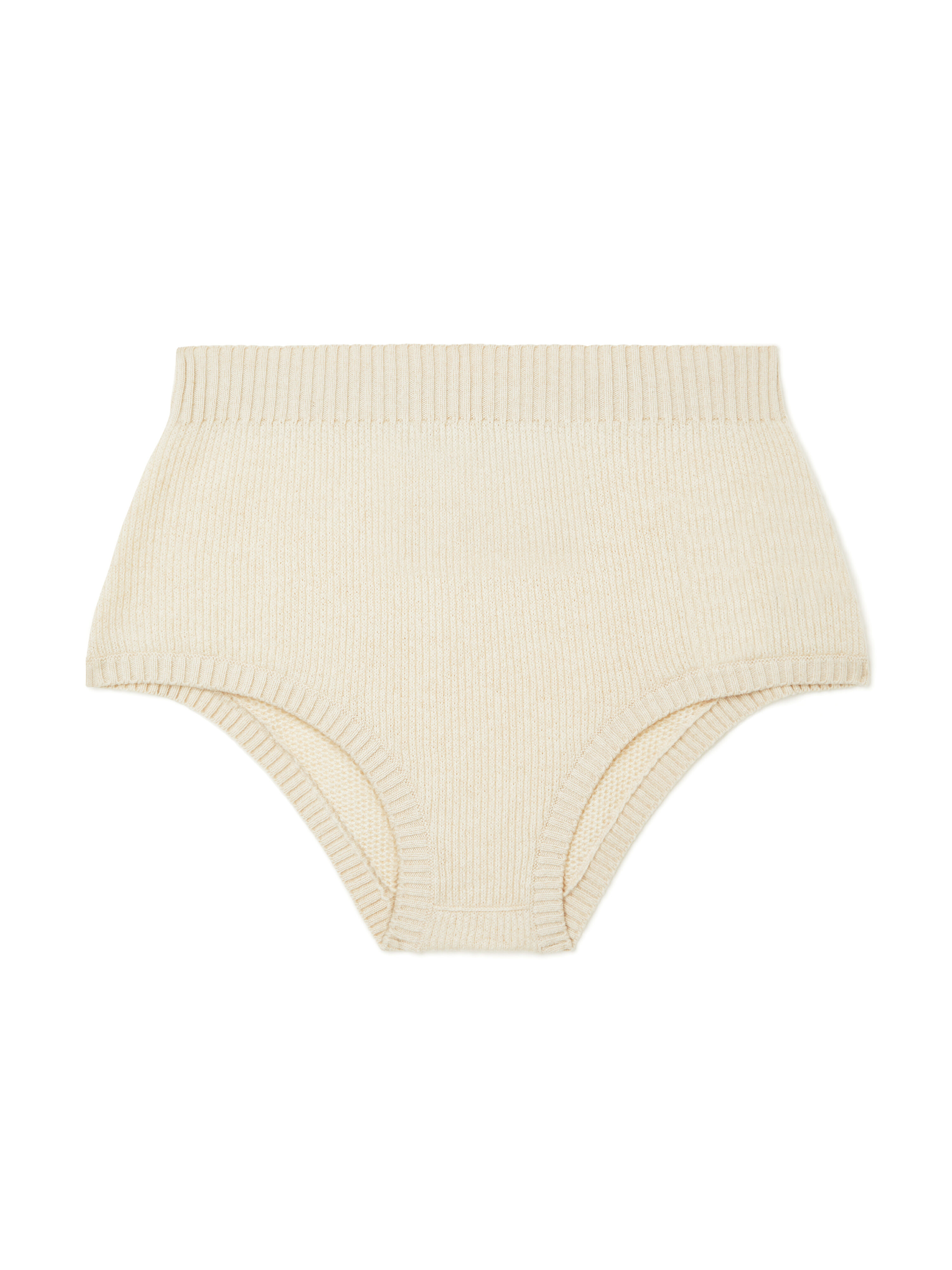 Alanui Cashmere Culotte White LWHM020E25KNI001