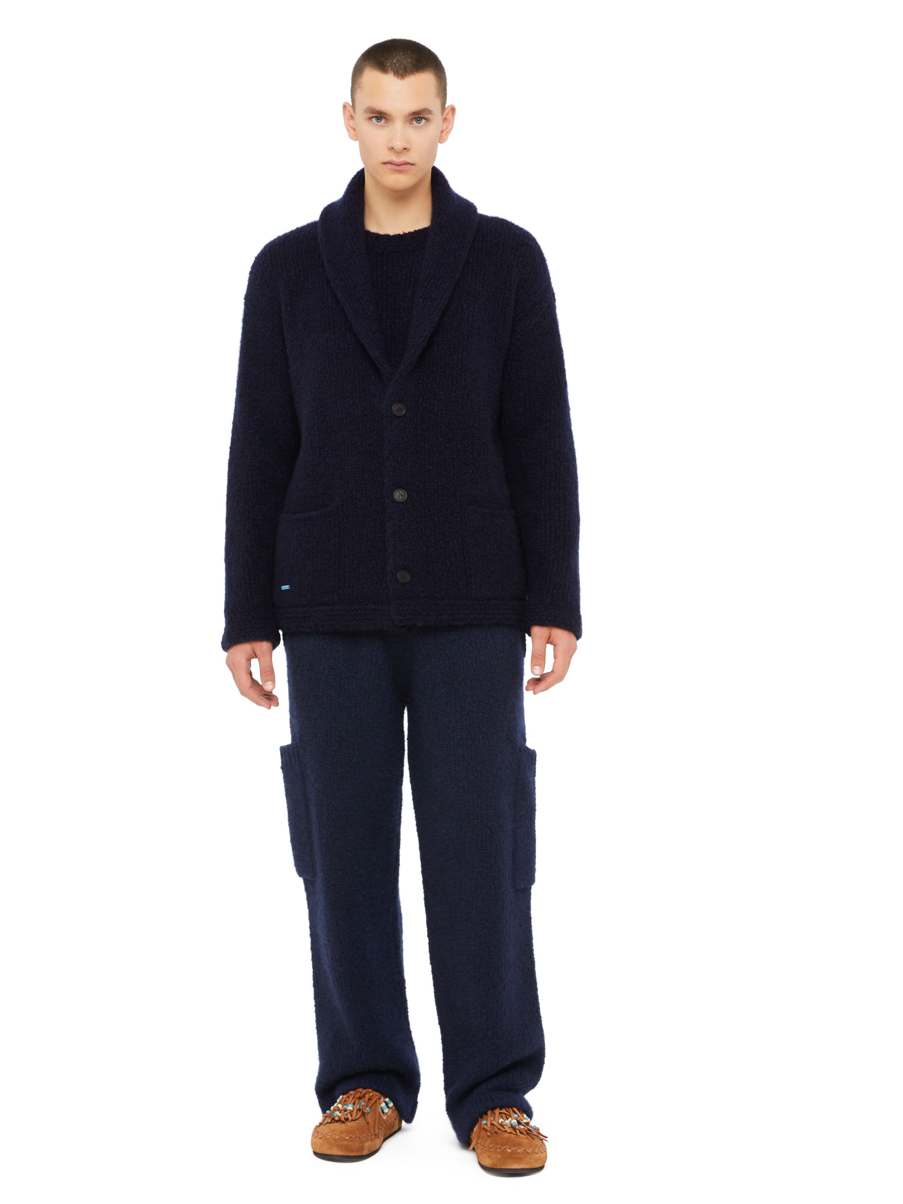Alanui Alanui Finest Cardigan Midnight Blue LMHB037E24KNI001