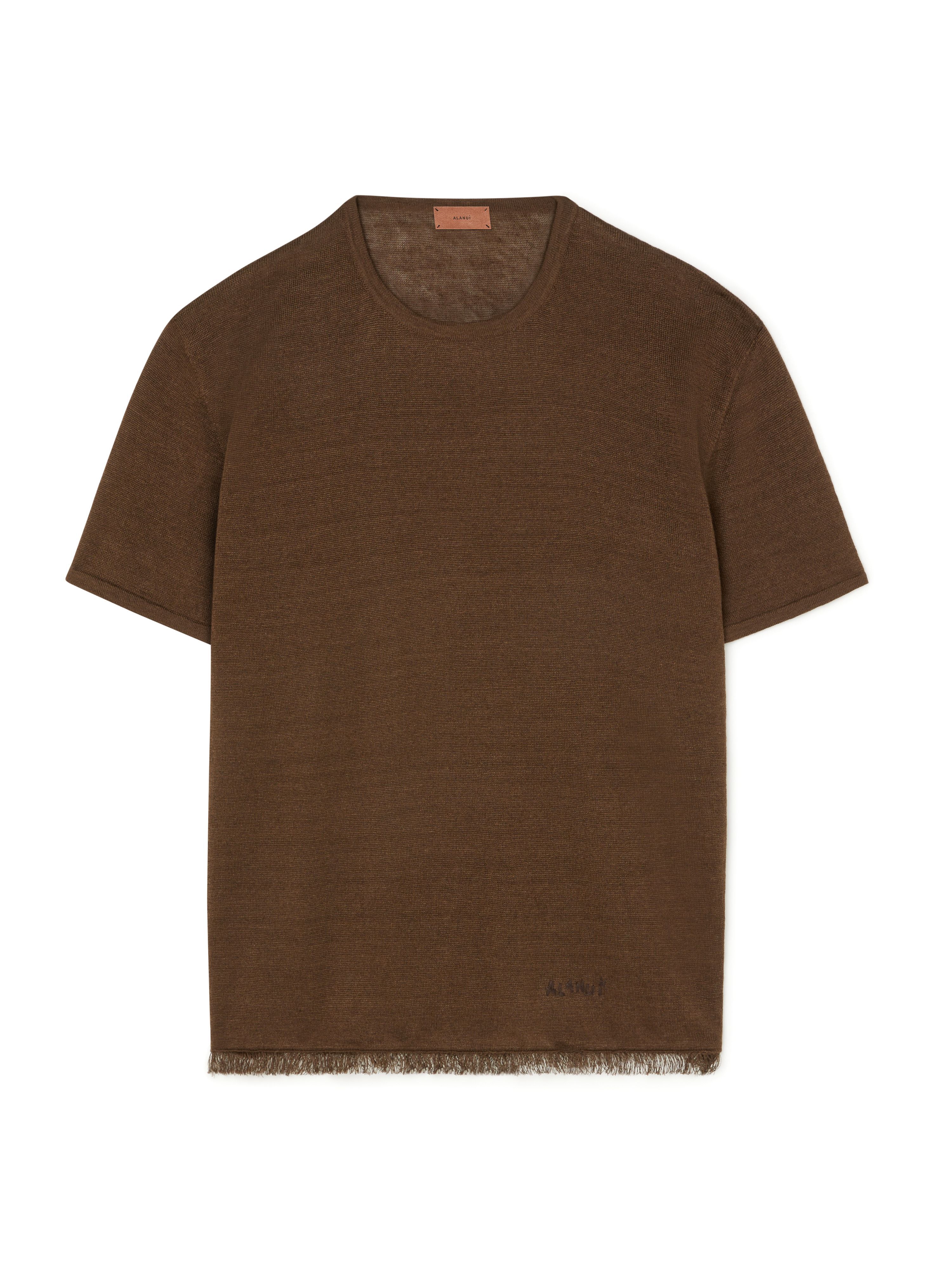 Alanui T-Shirt Coffee LMHW002R25KNI001