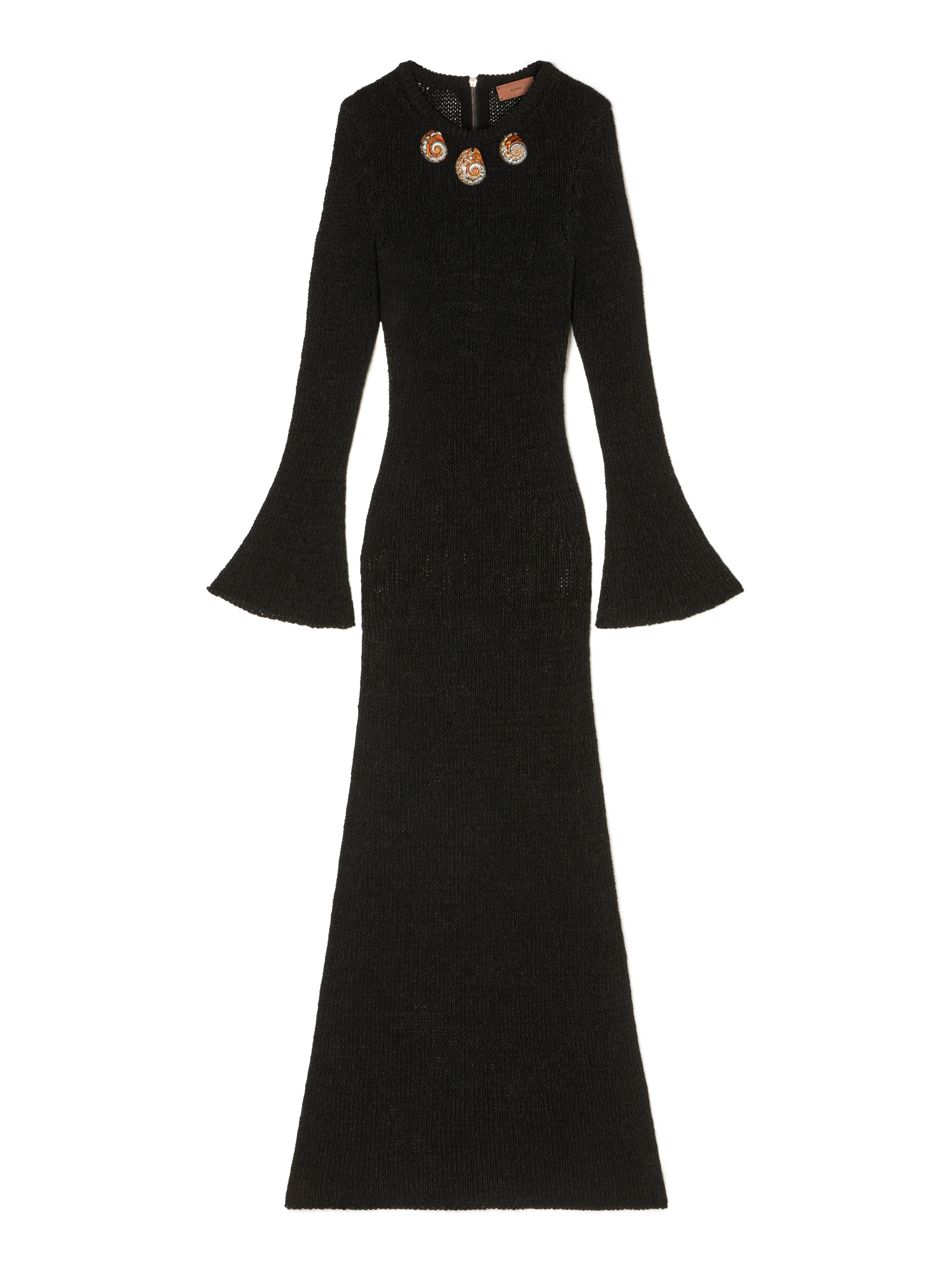 Alanui Island Memories Dress Black LWHI05FR26KNI001