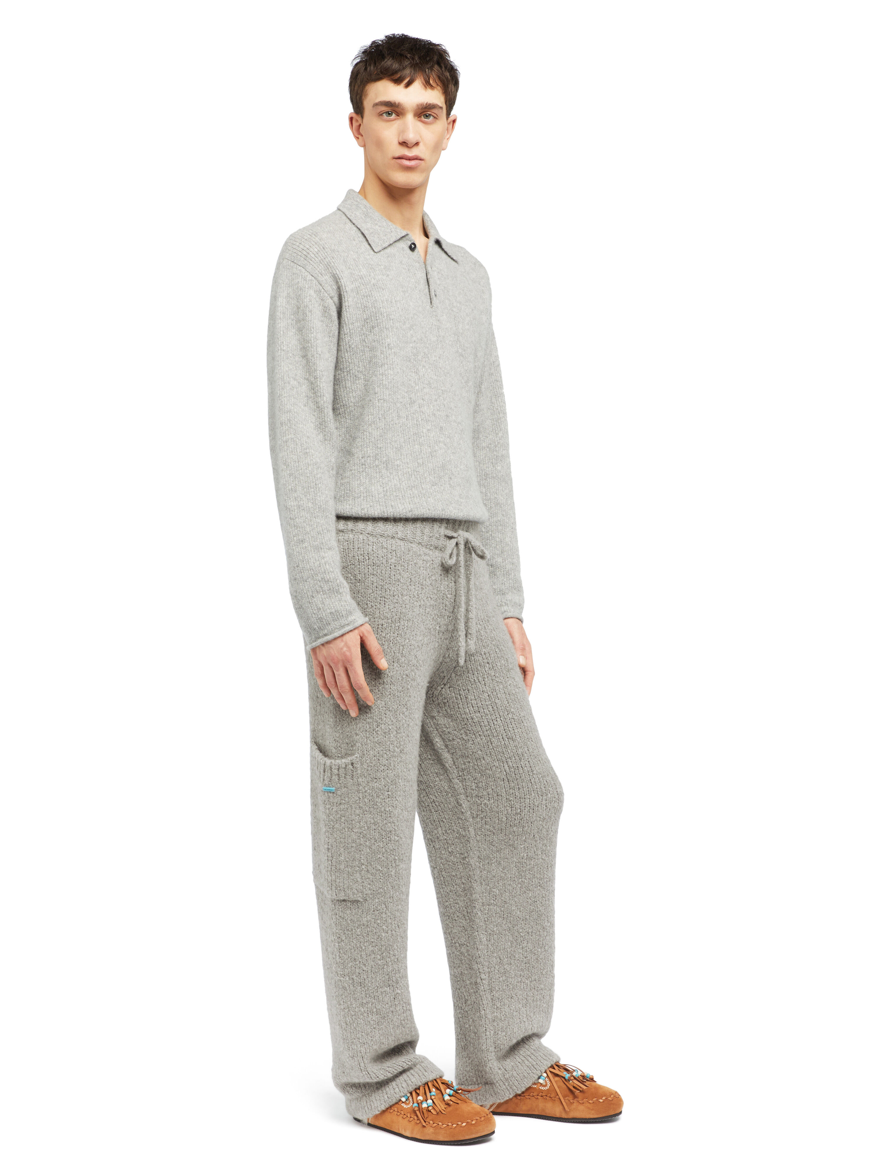 Alanui Alanui Finest Pants Coco Grey LMHG015E25KNI001