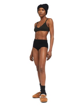 Alanui Cashmere Bralette Black