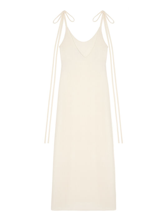 Alanui Alanui Finest Dress White LWHI05DE25KNI001